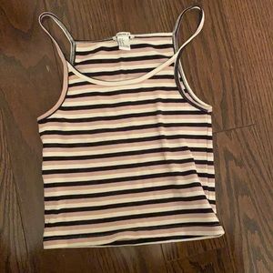 cropped striped tank in size women’s small from Forever 21!